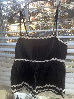 Scalloped Trim Babydoll Tank Top